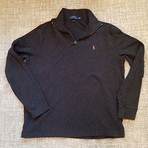 NWOT Ralph Lauren Polo 1/4 zip sweater